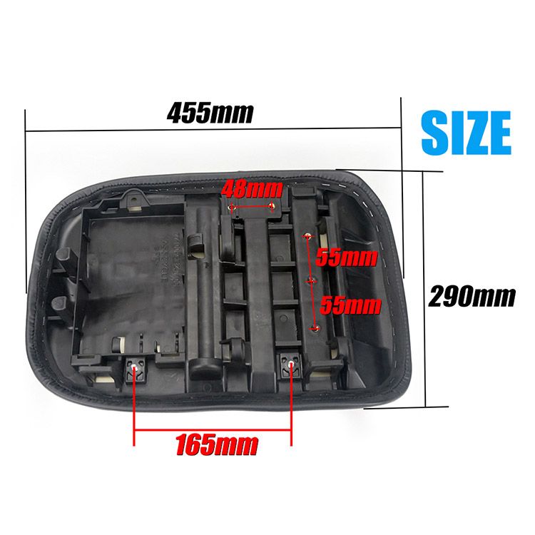 ホンダ対応 ズーマー・ZOOMER AF58 社外カスタムシートASSY シート一体丸ごと カーボン調黒  (トクトヨ)Tokutoyo