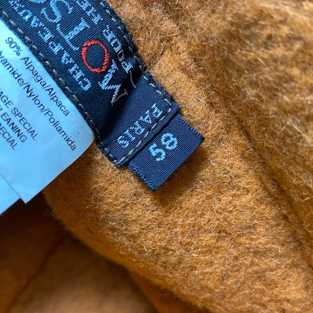 MOTSCH HERMES(モッチ エルメス) 帽子 58美品 - オレンジ 帽子