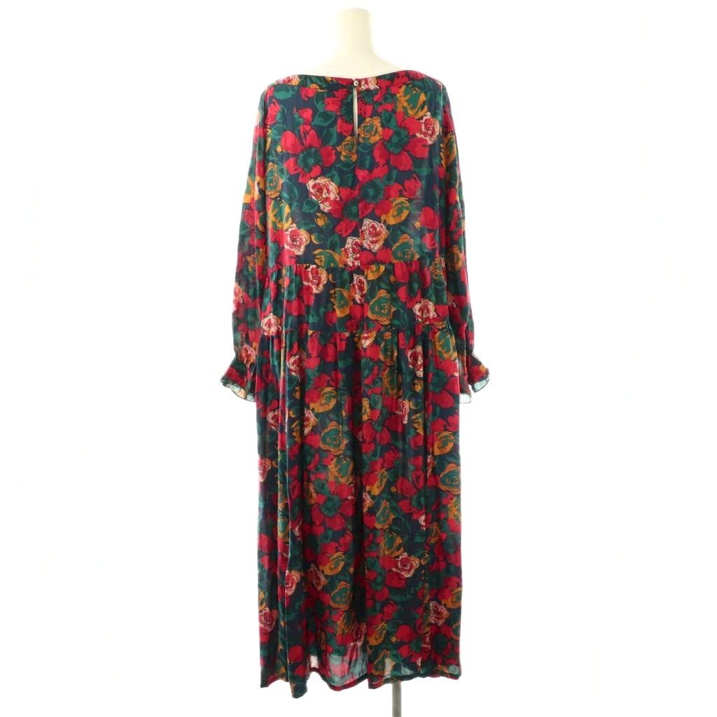 美品✨HOUSE OF LOTUS ロングワンピース　ネイビー　M HOUSE OF LOTUS(ハウス オブ ロータス)｜シルクドットプリント