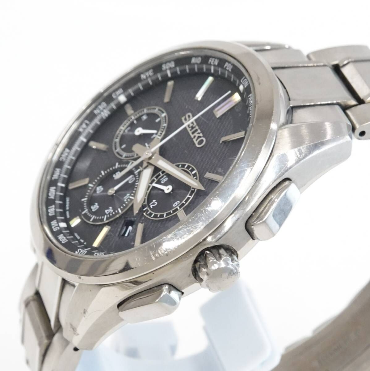 【美品】セイコー　ブライツ　フライト　エキスパート　SAGA197 チタン imgrc0084105768.jpg