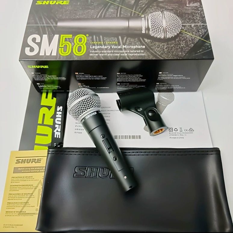 SHURE SM58＋ポップガードセット - 配信機器・PA機器・レコーディング機器