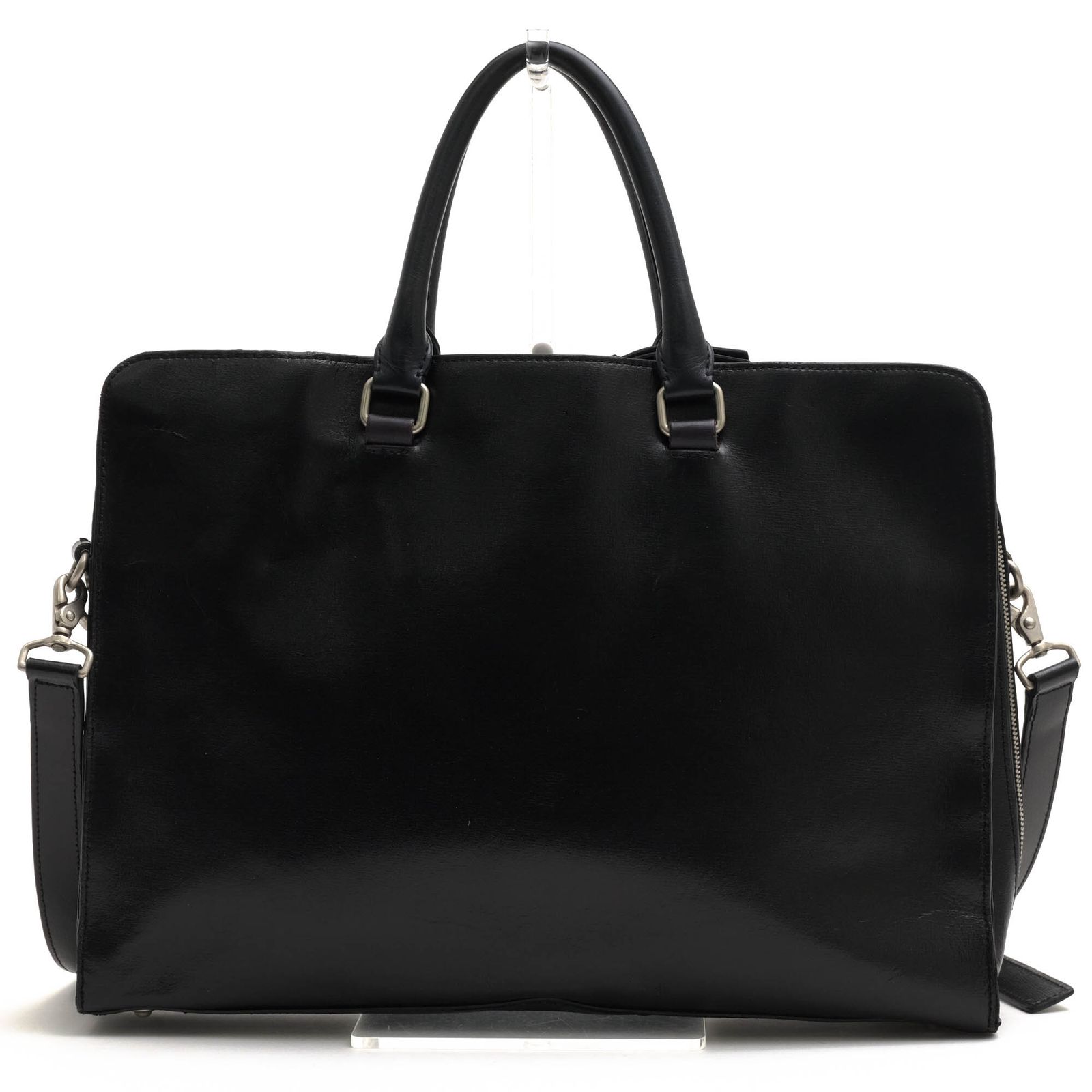 ポールスミス Paul Smith バッグ ブリーフケース ビジネスバッグ 鞄 ビジネス メンズ 男性 男性用 レザー 革 本革 ブラック 黒 PSR863 シティハイライトビジネス A4サイズ収納可 2WAY ショルダーバッグ