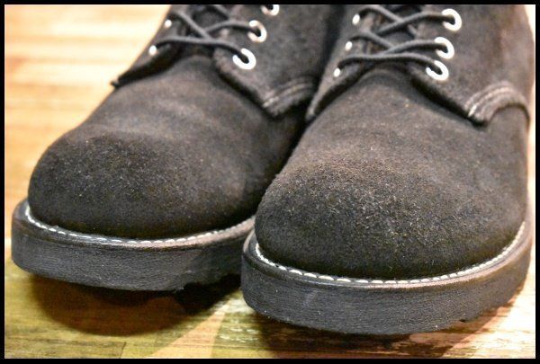 2010年 REDWING 8874 黒スエード 9E 27cm レッドウィング 7.5D 美品 11年 カスタムレッドウィング 8174 黒スエード アイ