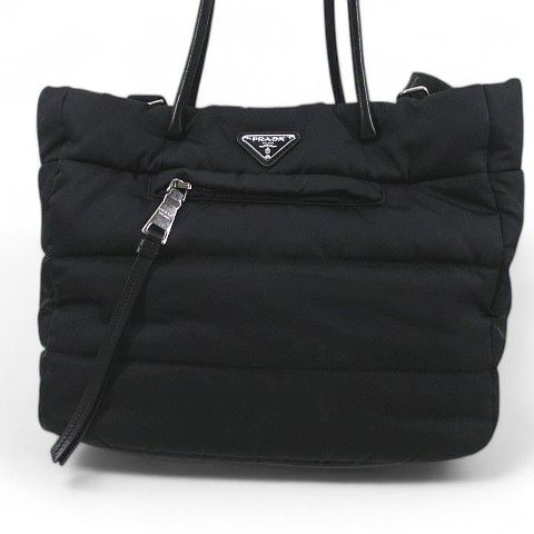 プラダ PRADA bomber キルティング トートバッグ ハンド
