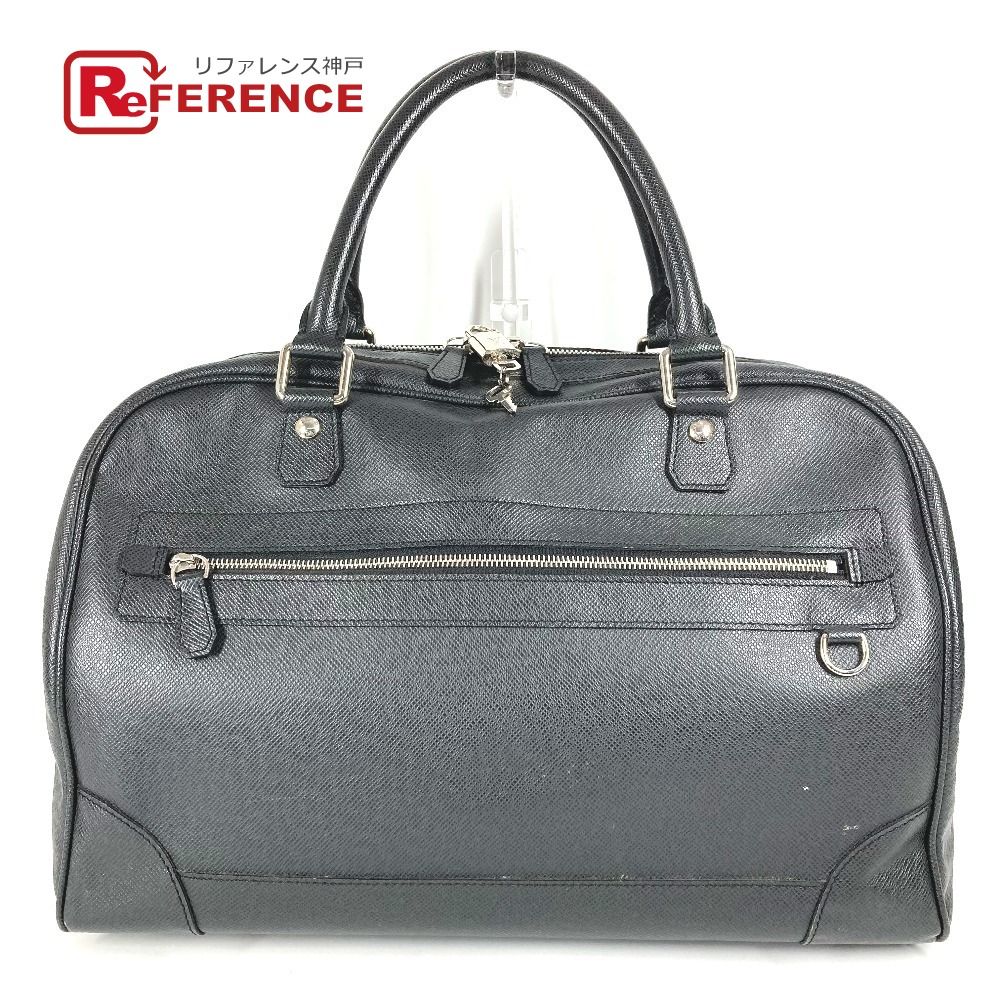 LOUIS VUITTON ルイヴィトン ボストンバッグ スタニスラフ M31152 タイガレザー アルドワーズ ブラック