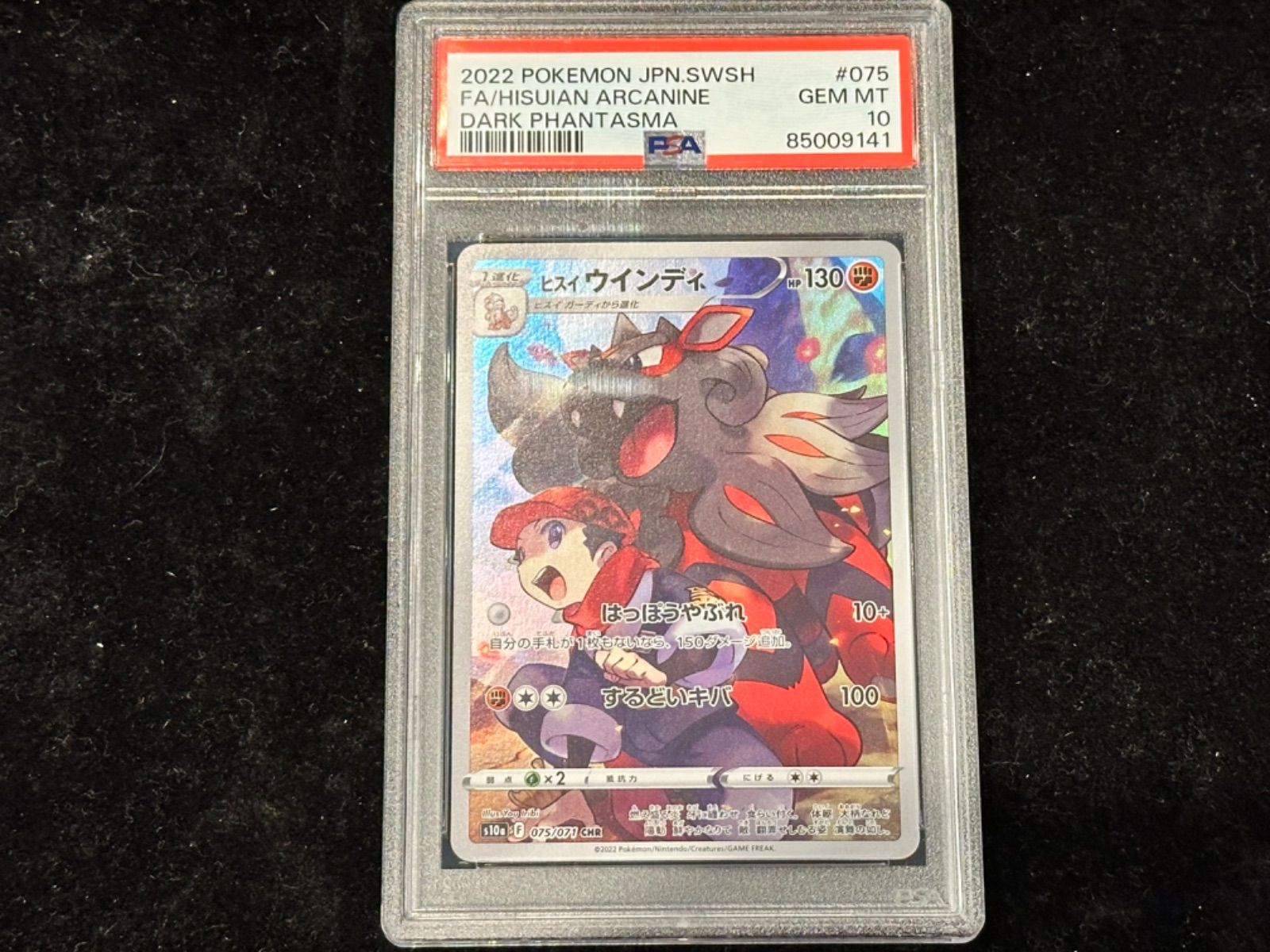 PSA10鑑定済〕ヒスイウインディ【CHR】{075/071}