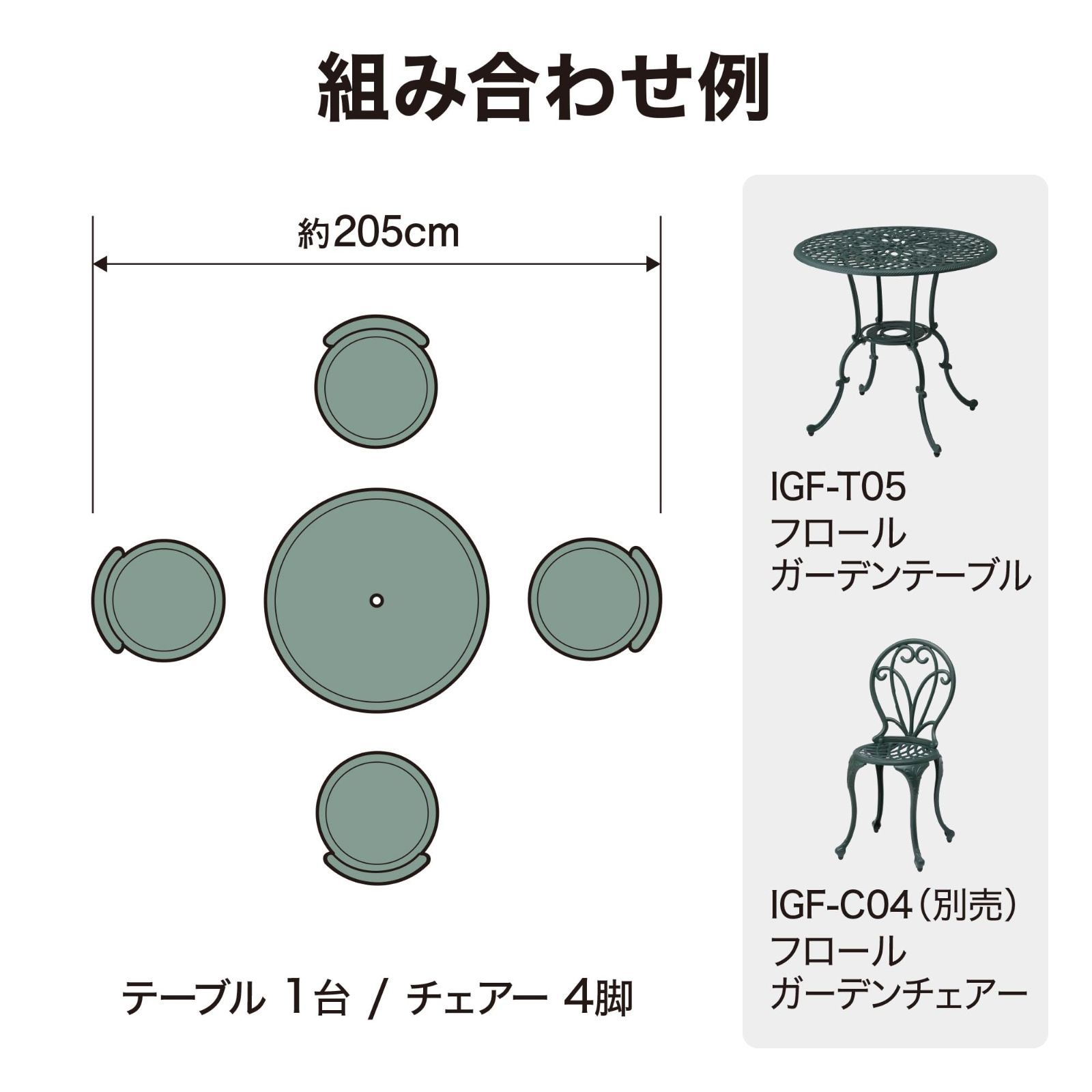 IGF パラソル穴あり