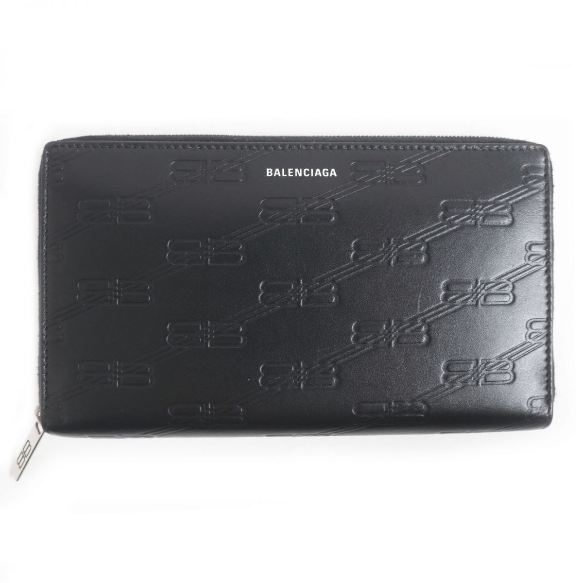 美品□BALENCIAGA/バレンシアガ 717787 BBライン ロゴエンボス ...