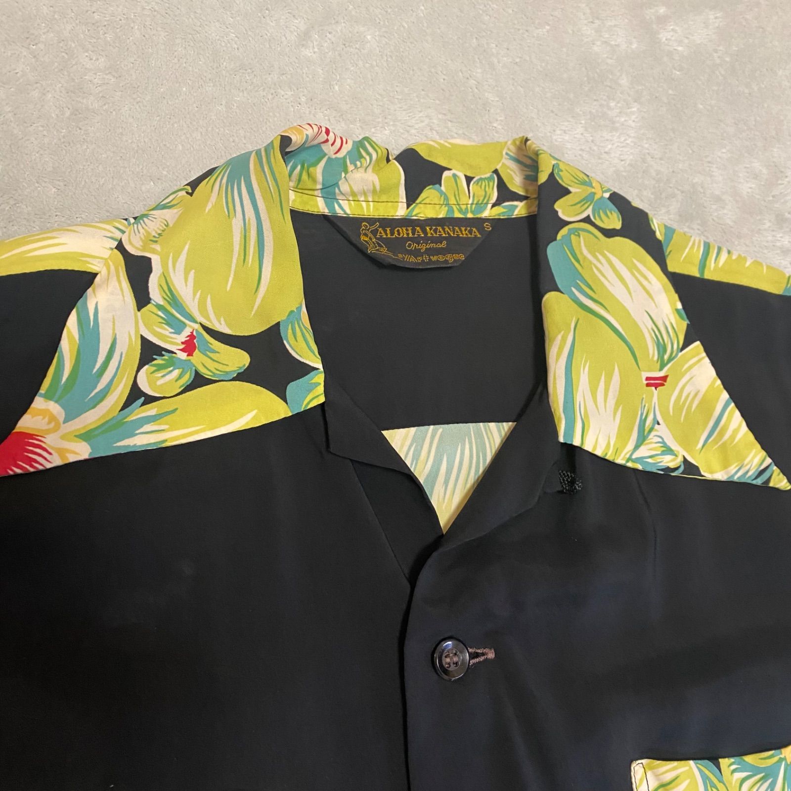 サンサーフ　アロハシャツ　ヤシの木　総柄　ボタニカル　東洋エンタープライズ　M 東洋エンタープライズ sunsurf ヤシの木 レーヨン アロハシャツ