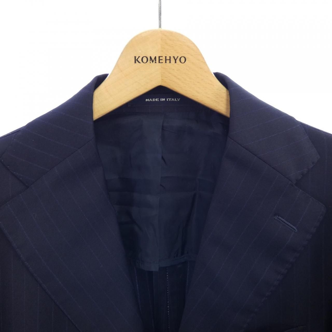 RRL イタリー製リネンストライプ3Pスーツ スーツ｜チェック｜SUIT