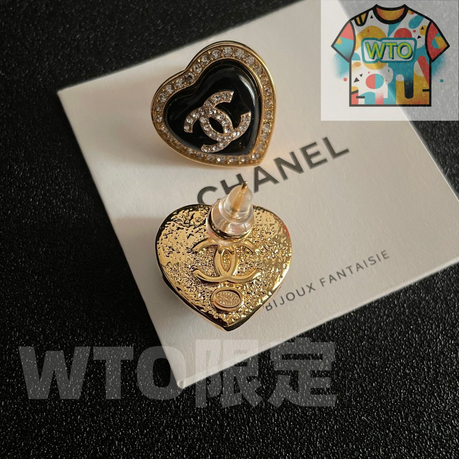 希少！ヴィンテージCHANEL ピアス　正規品 org.jpg