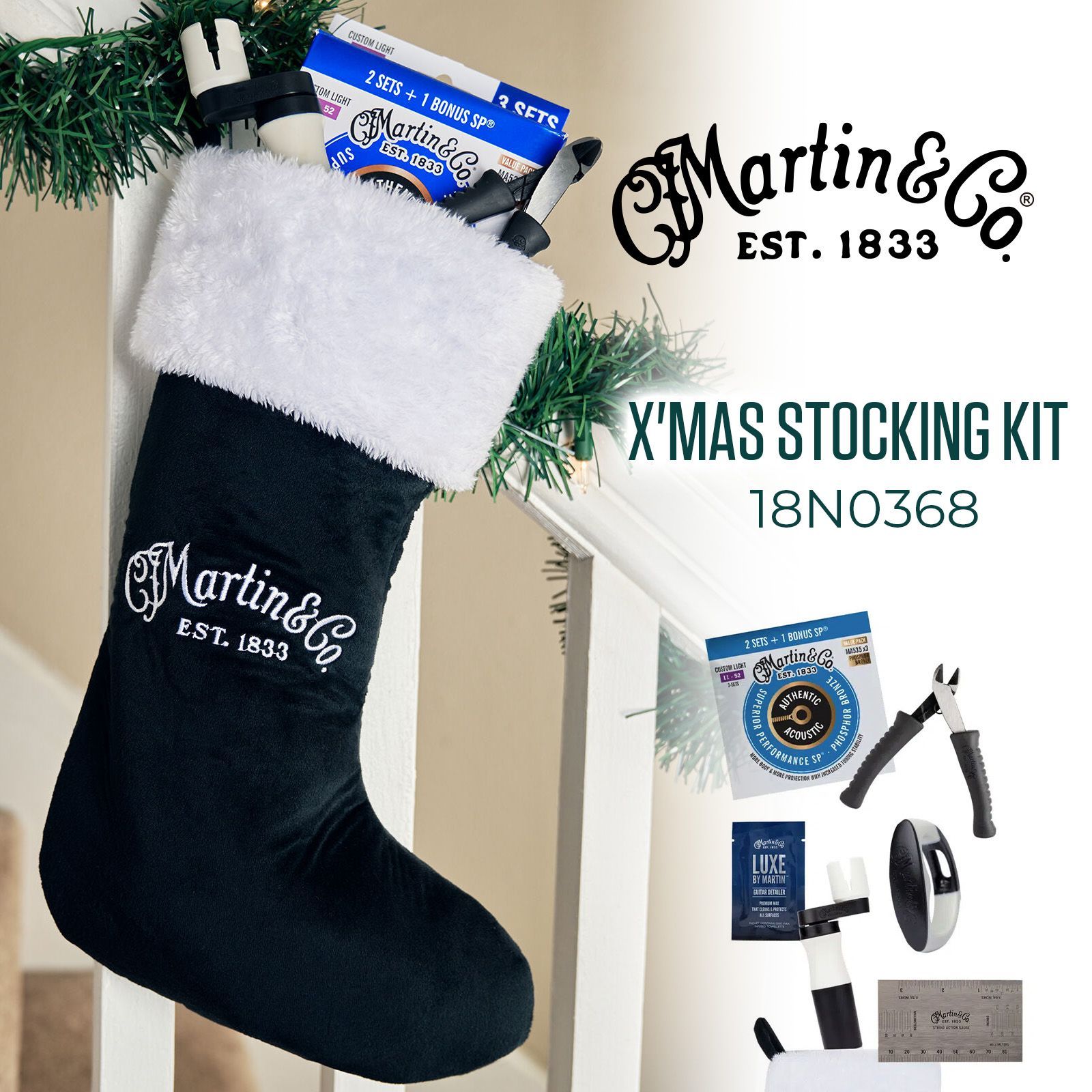 MARTIN X'MAS STOCKING KIT (18N0368) ギター メンテナンス