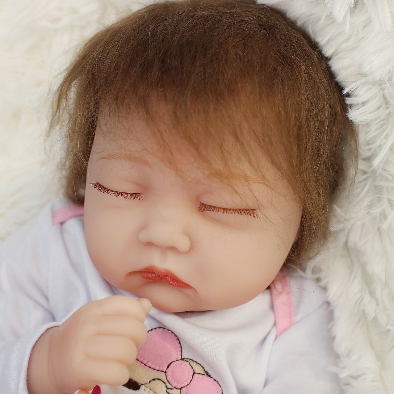 ★新品★リボーンドール フルシリコン 超リアルベビーちゃん 女の子 洋服付き 人形 赤ちゃん 人形 Reborn Doll 52cm 赤ちゃんリボーンドール