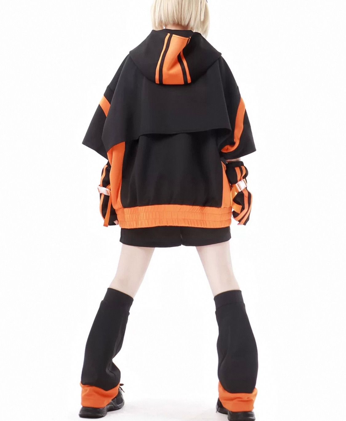 ブラック×オレンジ レディース