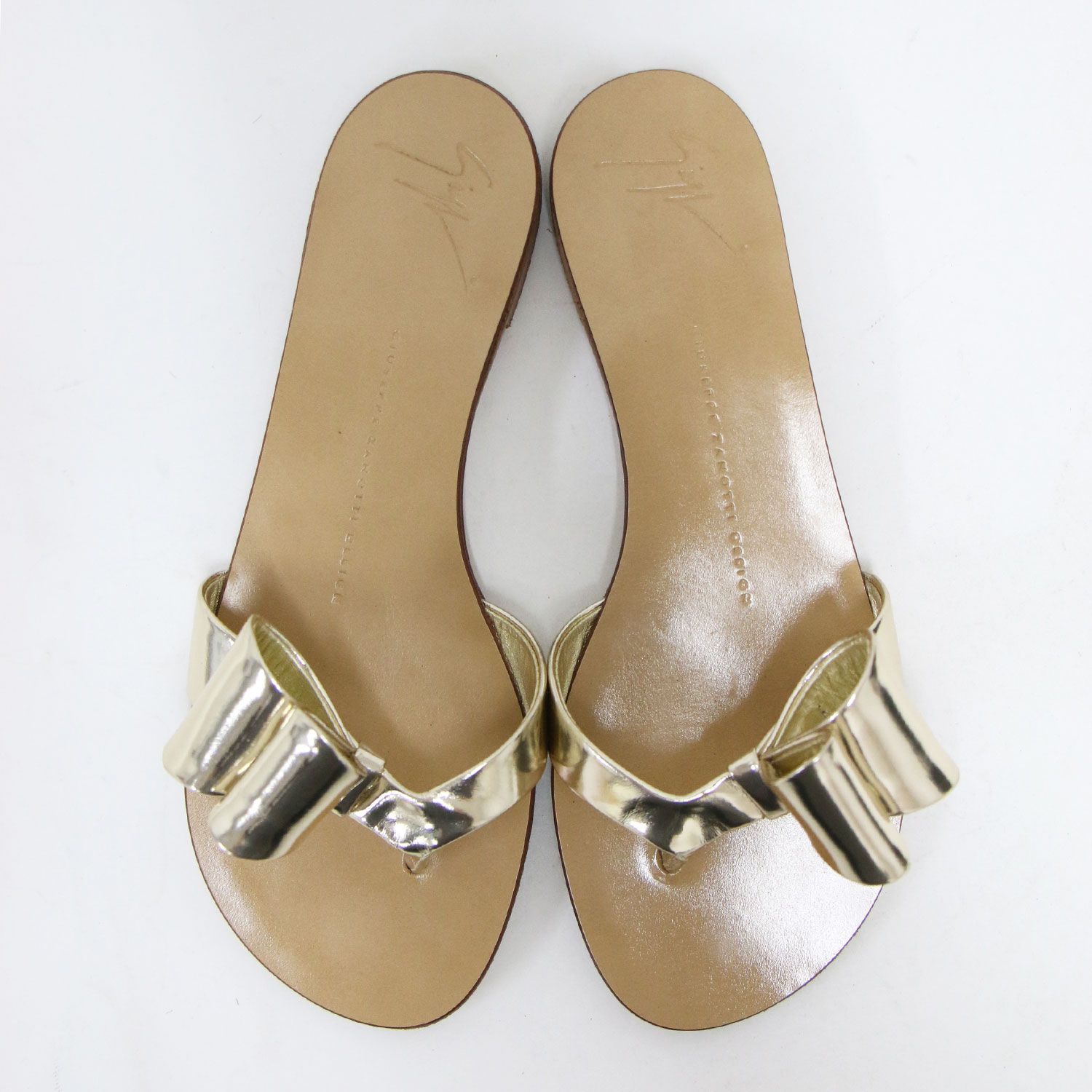 ジョゼッペザノッティ　 トングサンダル 37/5 ジュゼッペザノッティビジュートングサンダルgiuseppezanotti
