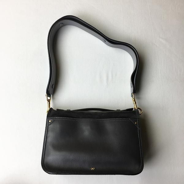 アニヤハインドマーチ RIPLEY CROSS BODY EYES チャコール ショルダー 