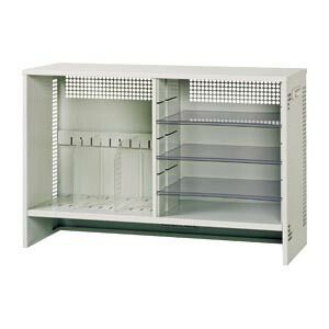 【単品】 ファイルラック 山金 良質空間マイ・ファイリング ウォームホワイト JM-AT-PC 4580102842983 ●外寸：幅６７０×奥２４５×高４５０ｍｍ●重量：７．３ｋｇ