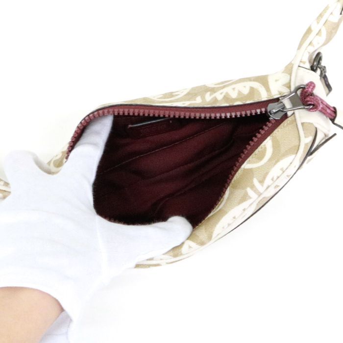 コーチ COACH ボディーバッグ PVC レザー シグネチャー GUANG YU