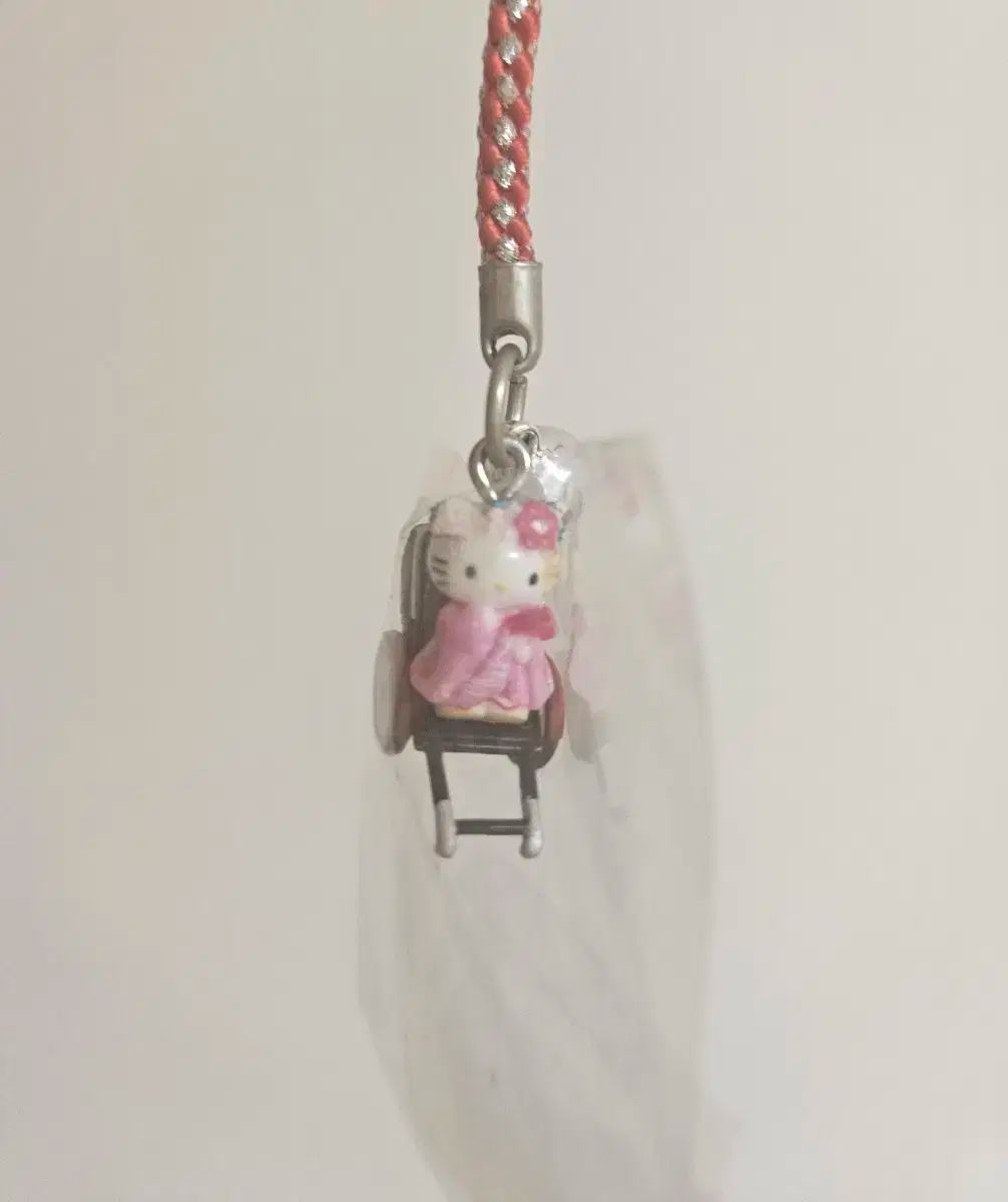 hello kitty(ハローキティ) 着物 人力車 ストラップ 古典 - メルカリ