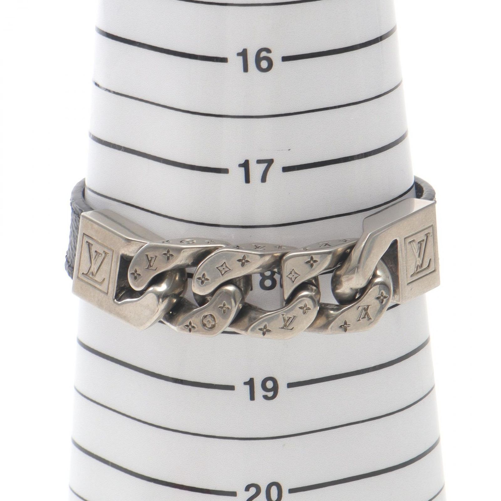 美品 ルイヴィトン ブラレス モノチェーン ブレスレット M6552 ルイヴィトンブラレス モノチェーン ブレスレット メンズ メタル