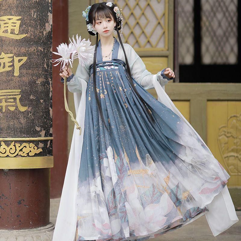 HF-222 豪華刺繍 漢服 かんふく 古風衣装 レトロ風 中華ロリータ コスプレ ワンピース 唐装 仙女服 中華風 美しい刺繍