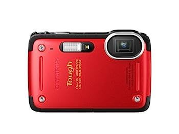 中古】OLYMPUS デジタルカメラ STYLUS TG-625 レッド 1200万画素