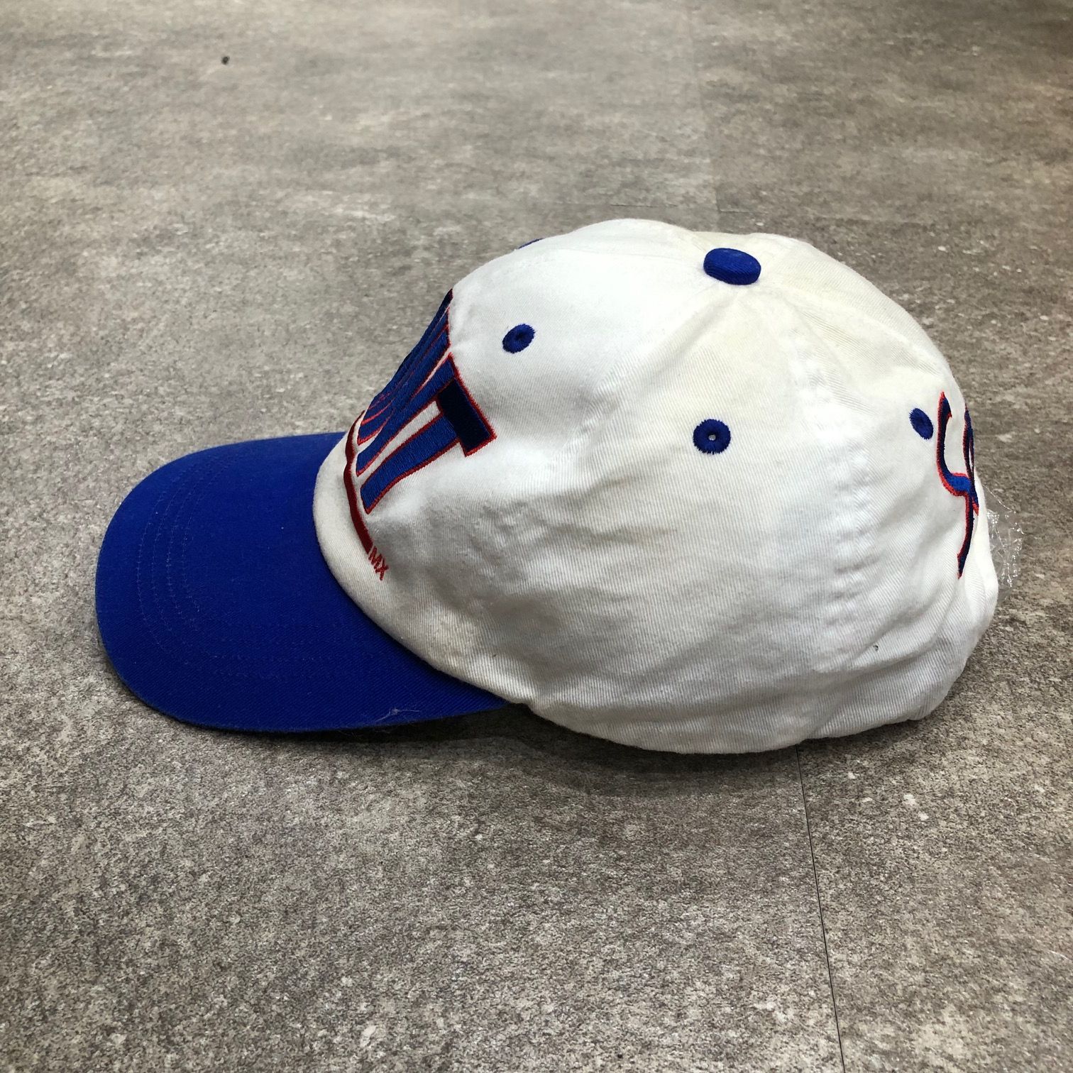 定価29700円 SAINT MICHAEL 24AW CAP/SAINT/WHITE+BLUE SM-YS1-0000