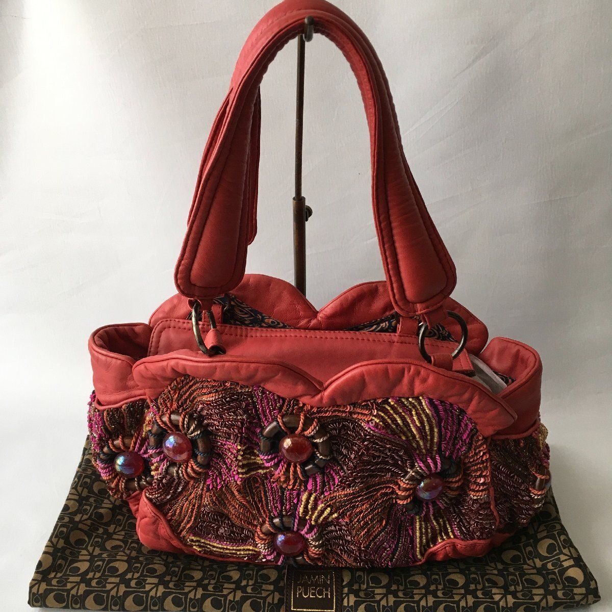美品 JAMIN PUECH（ジャマンピュエッシュ）装飾 バッグ - メルカリ