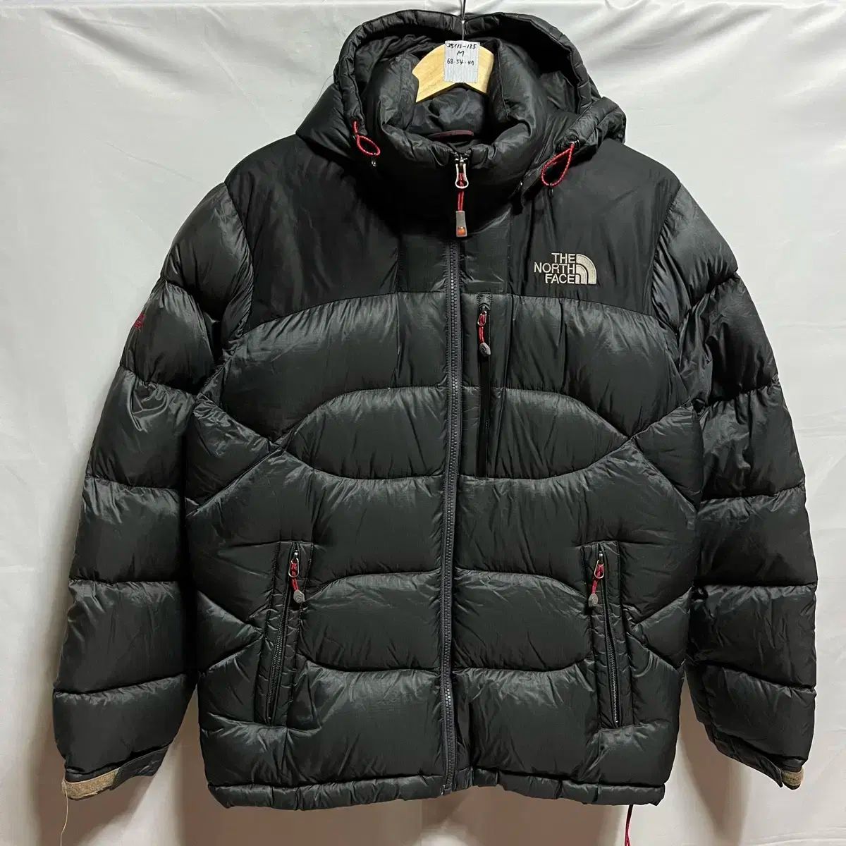 【雷市場（ポンジャン）商品韓国直送】 純正品/ M THE NORTH FACE(ザノースフェイス) 800 エレベーター グースダウン チャコールグレー ダウンジャケット