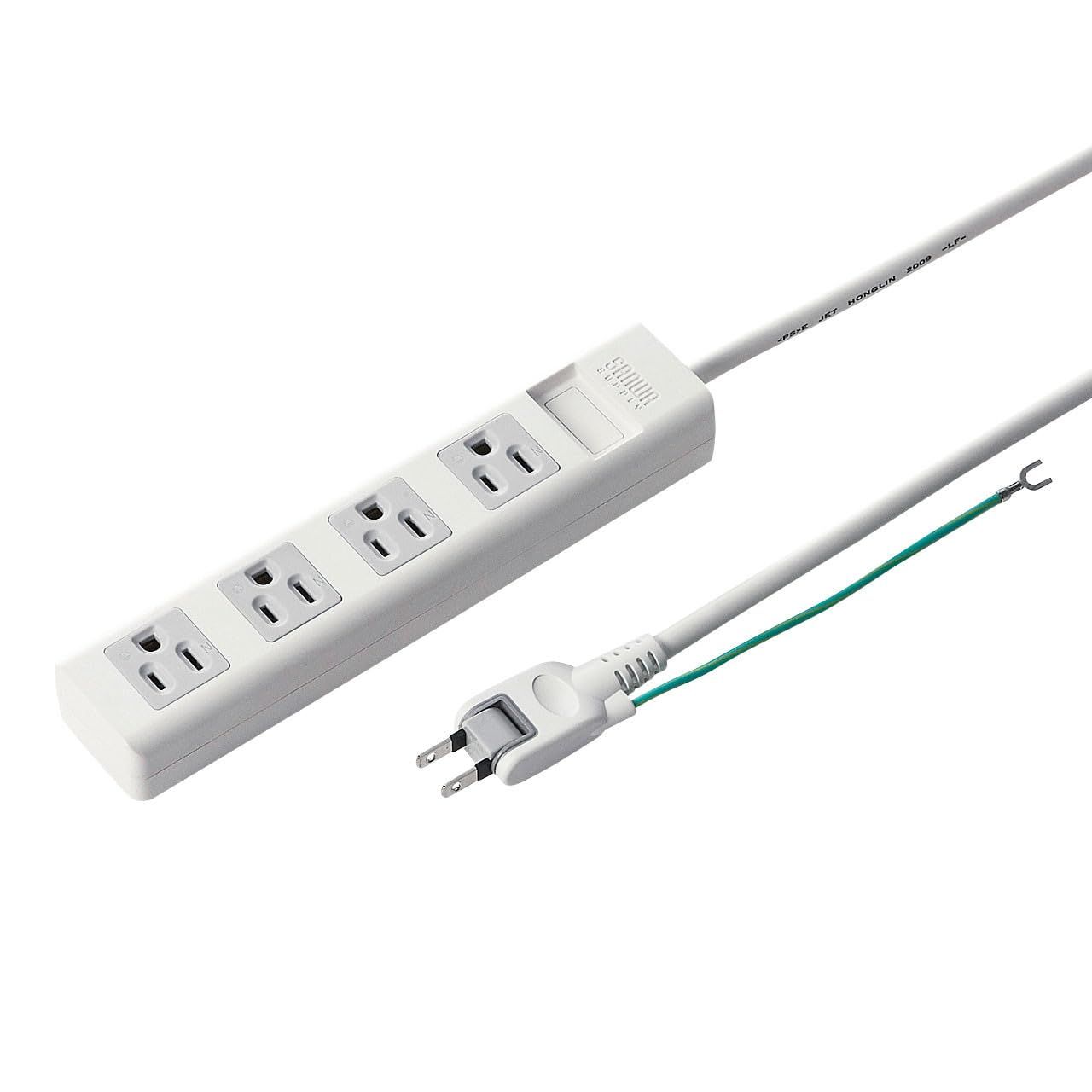 お買い得，送料無料 新品 サンワサプライ 電源タップ 3P・4個口 5m TAP-N3450N UPS(無停電電源装置)