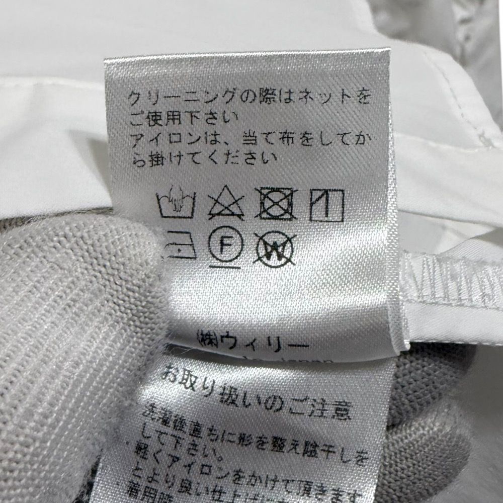 美品 St.cecilia セントセシリア 半袖 比翼仕立て ブラウス シャツ 38 ホワイト レディース 古着 中古 美品 St.cecilia セントセシリア 半袖 比翼仕立て ブラウス