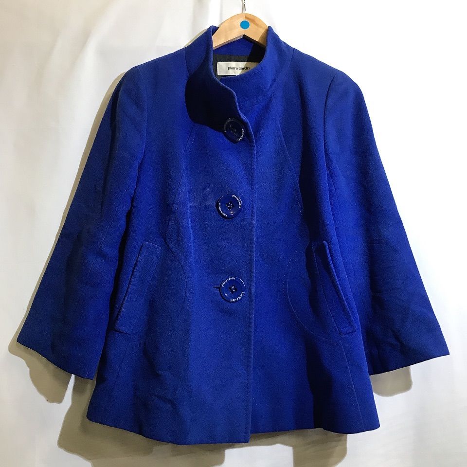 pierre cardin ピエールカルダン コート ブルー アウター