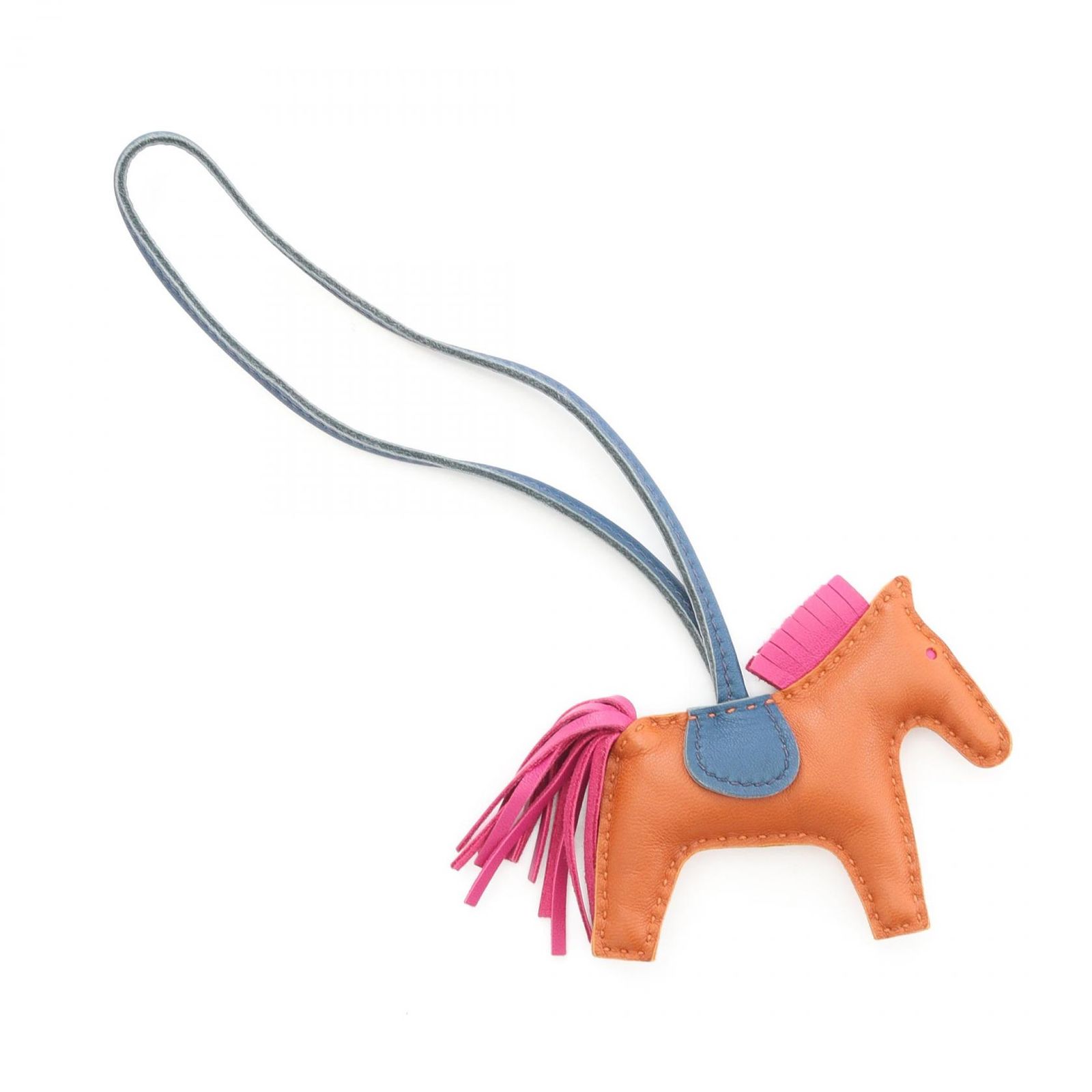 【美品】エルメス ロデオPM ローズパープル バッグチャーム エルメス ロデオPM バッグチャーム パンドエピス/ローズパープル