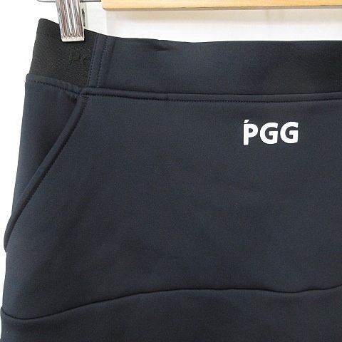 パーリーゲイツ PEARLY GATES PGG ゴルフ スポーツウエア スカート プリーツ ライン 紺 ネイビー 1 LLC-HASEGAWATOSO_COM