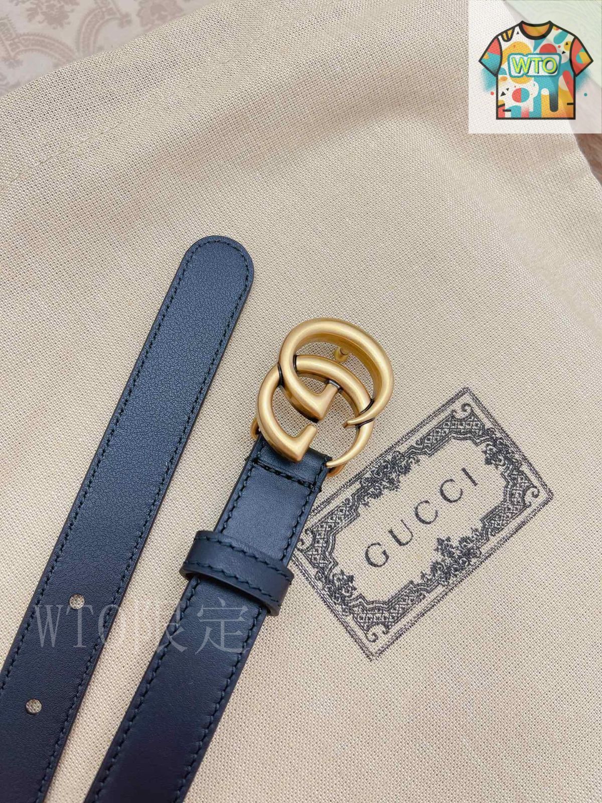 ✅期間限定値下げ中【新品未使用】GUCCIストラップ 今日WTO】Gucci Double G 2.0cm 本革ベルト-1-WWR63 - メルカリ