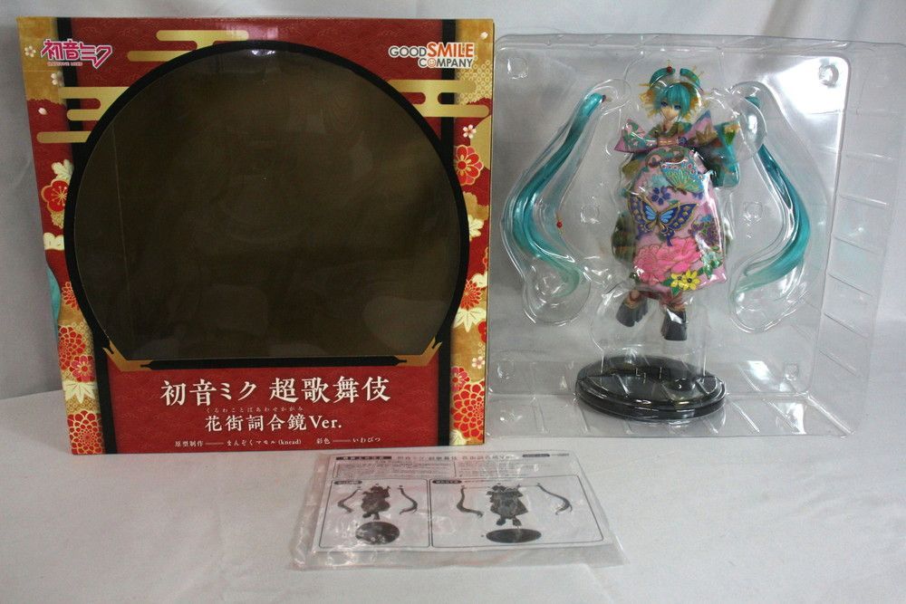 【中古】初音ミク　超歌舞伎　1/7フィギュア Amazon | キャラクター・ボーカル・シリーズ01 初音ミク 初音