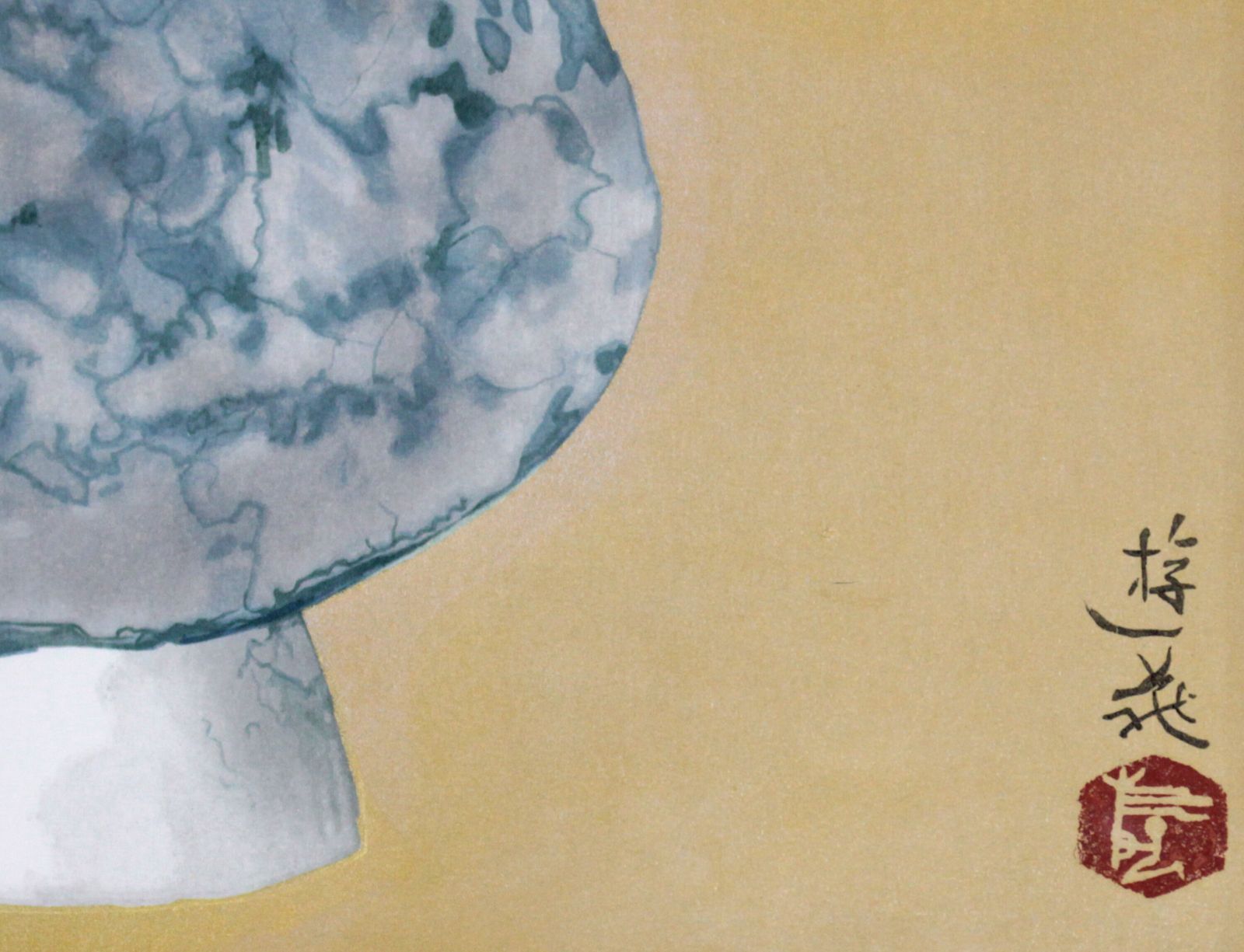 小倉遊亀 木版画『ほたるぶくろ』【真作保証】 絵画 小倉遊亀 『ほたるぶくろ』 木版画 - 北海道画廊