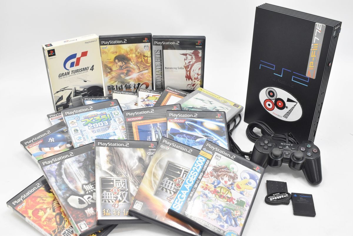 SONY ソニー PlayStation2 SCPH-39000 プレステ2 プレイステーション2 ソフト ゲーム機 19点セット【ジャンク品】