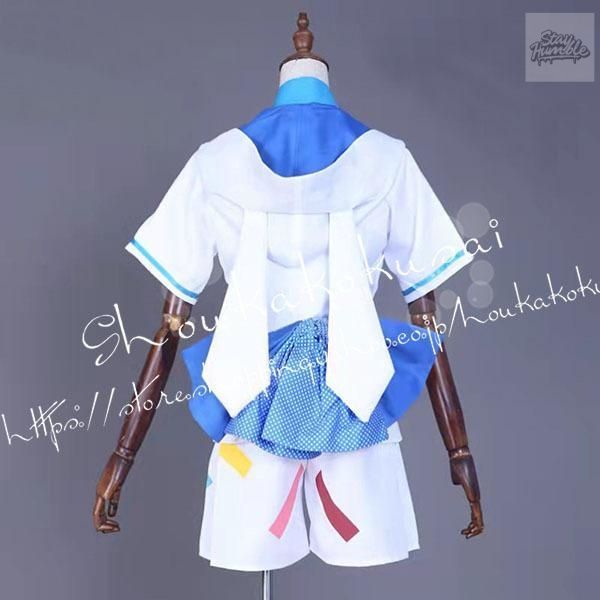 あんさんぶるスターズ風 七夕祭り 仁兎 なずな コスプレ衣装 ウィッグcos靴 cosplay コスチューム 仮装 変装 アニメ 撮影 祭り