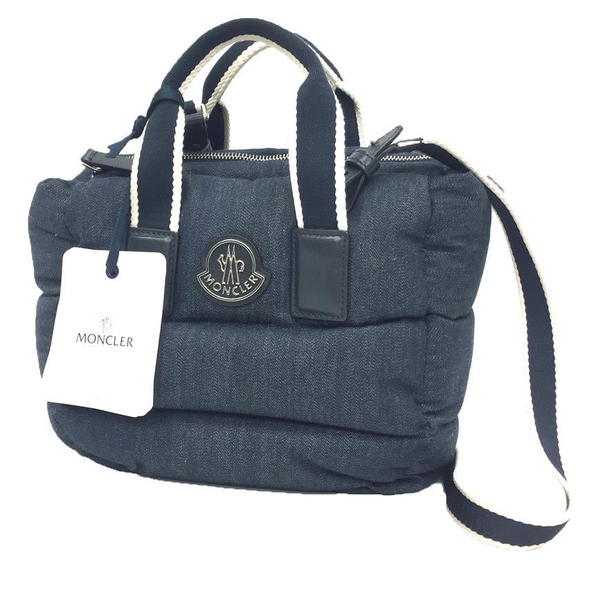 MONCLER モンクレール カラドック デニム ダウン ミニ トート 2WAY 
