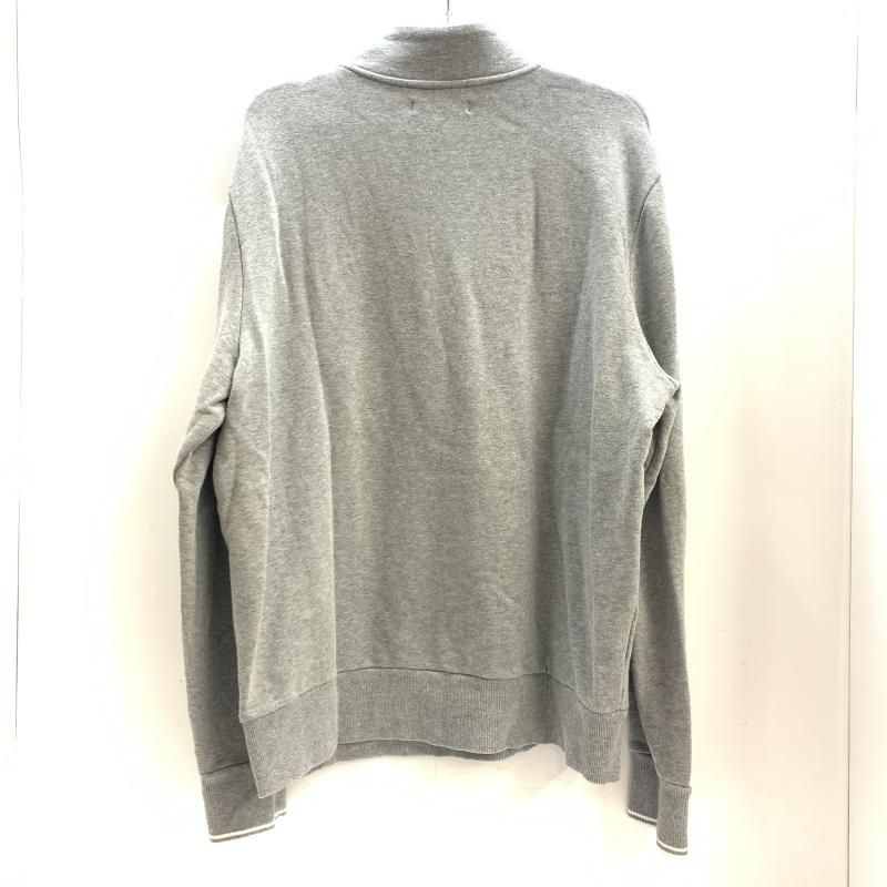 FRED PERRY ハーフジップスウェット XL グレー 92