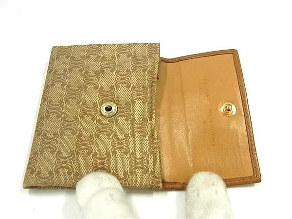 CELINE セリーヌ マカダム PVC×レザー コインケース コイン