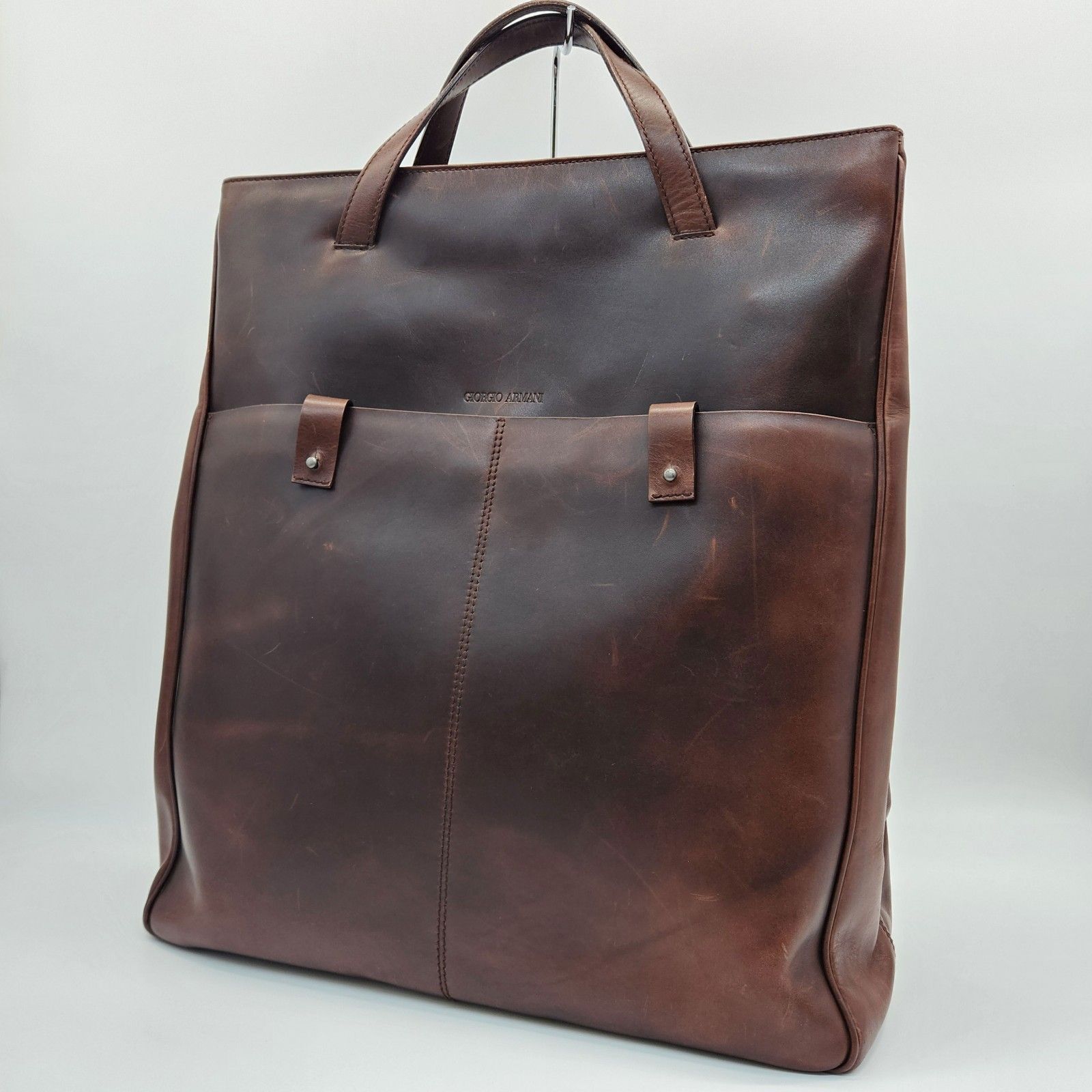 AA ファッション GiorgioArmani ジョルジオアルマーニ オールレザー