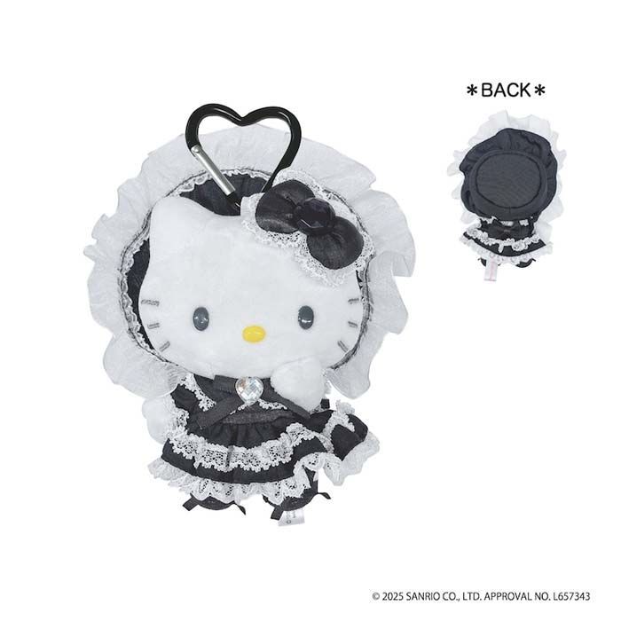ハローキティ ラブリー フリル マスコットキーホルダー 単品販売