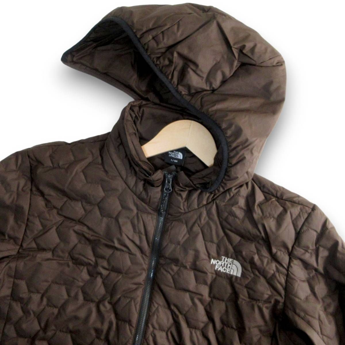 THE NORTH FACE ノースフェイス 新品 保温 裏地フリース 軽量 ストレッチ ジップアップ トラックジャケット ブルゾン 黒 L ▲087▼out22295 THE NORTH FACE ノースフェイス HYVENT搭載 保温 防水 透湿 DWR 撥水