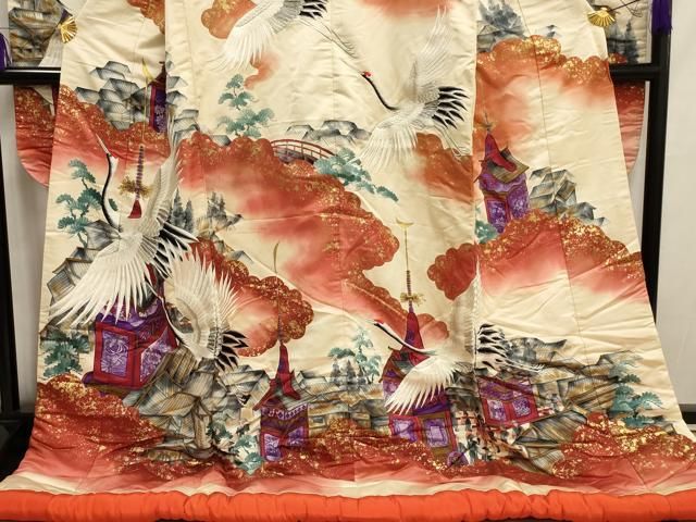 化繊掛下　打掛　和装　婚礼　花嫁　結婚式　神社挙式　飛鶴文 1036521.jpg
