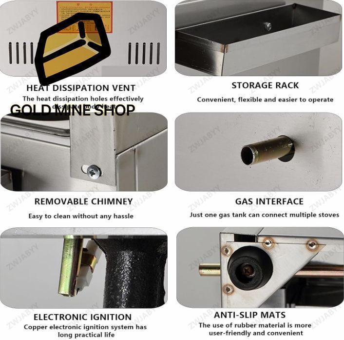  業務用ディープフライヤー スナックバーカウンタートップ LPG ガスディープフライヤー バスケット 蓋付き フライドポテト フライドチキン用 9 l その他 キッチン 食器