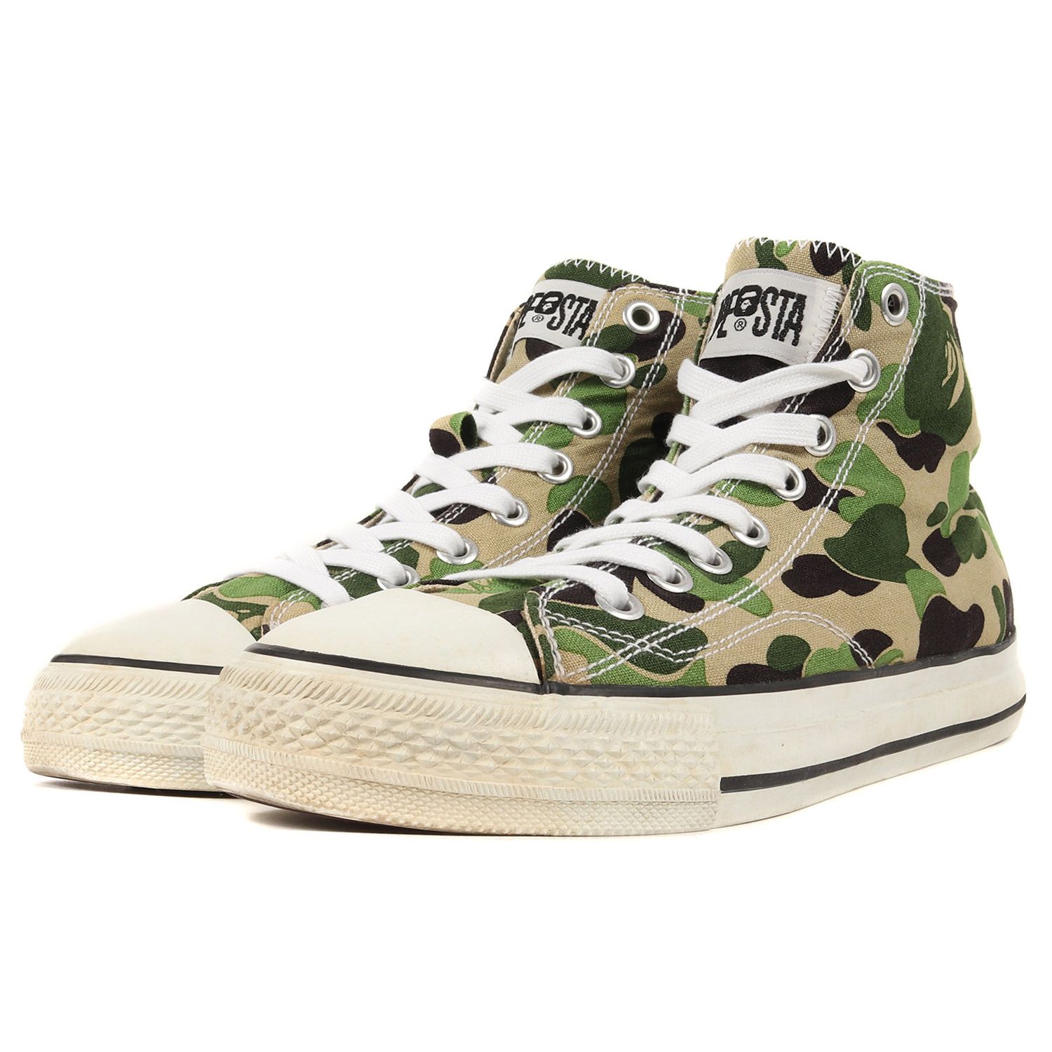 A BATHING APE ア ベイシング エイプ BAPESTA ABCカモ 猿迷彩 