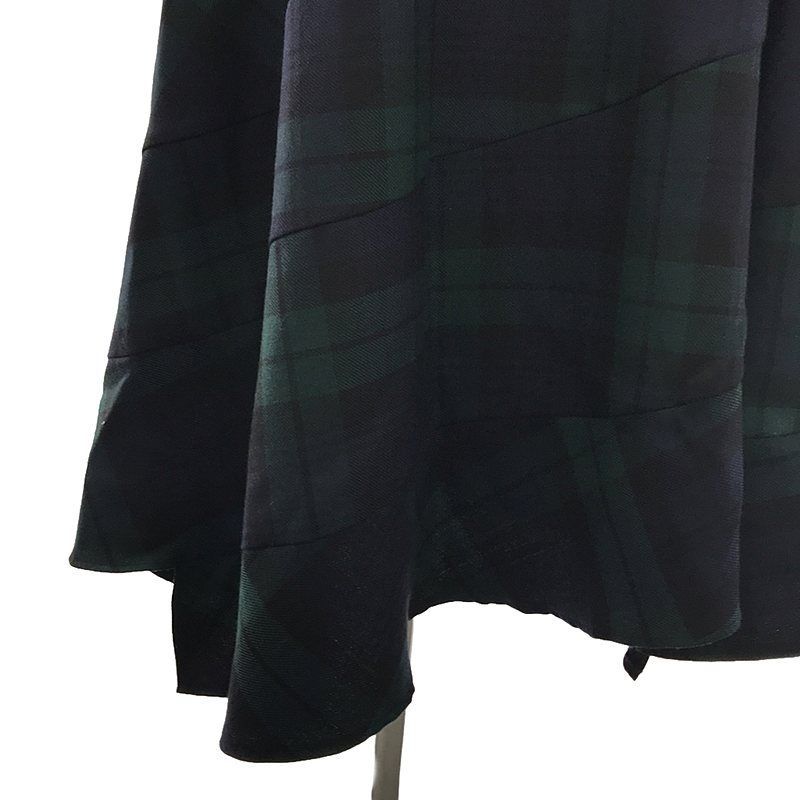 2017AW トリココムデギャルソン チェックワンピース リボン