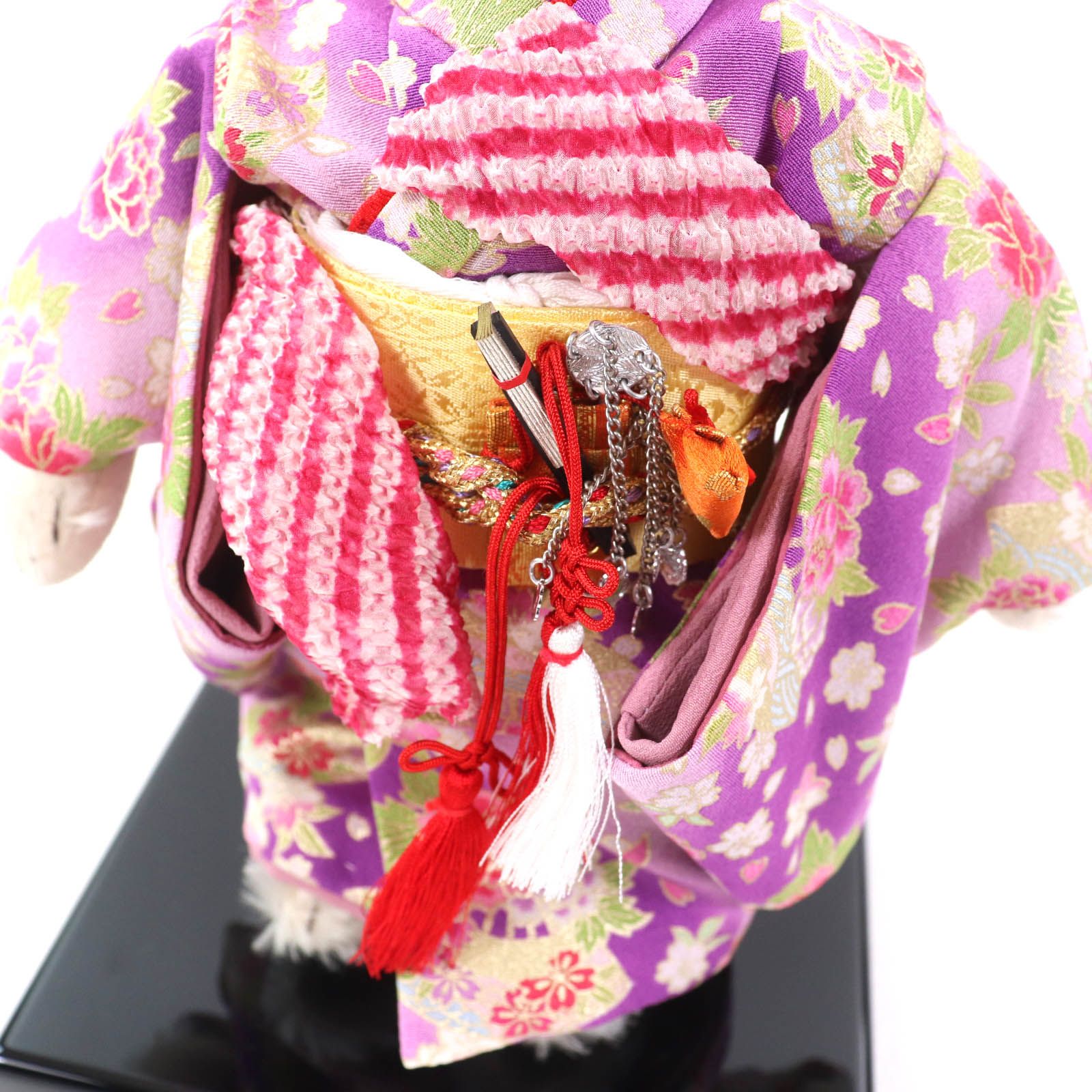 美品★Steiff シュタイフ 677380 市松 牡丹 2012年 日本限定 台座付 テディベア ぬいぐるみ オフホワイト ドイツ製 レディース 美品☆Steiff シュタイフ 677380 市松 牡丹 2012年 日本限定